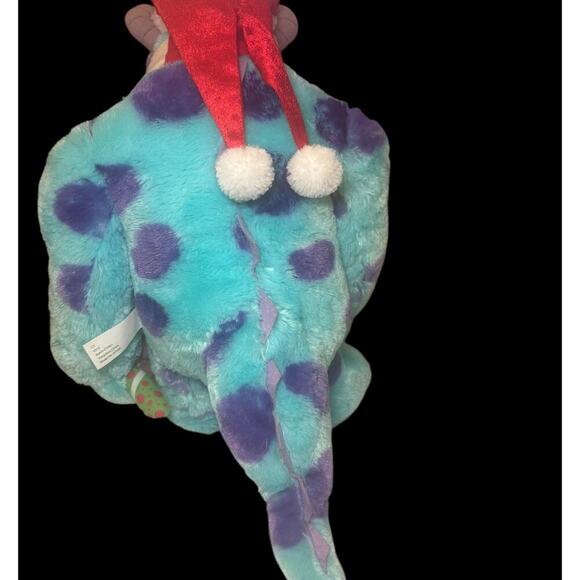 Disney Pixar Monsters Inc. Sulley Holiday Plush Toy with Santa Hat & Scarf - Picture 4 of 6